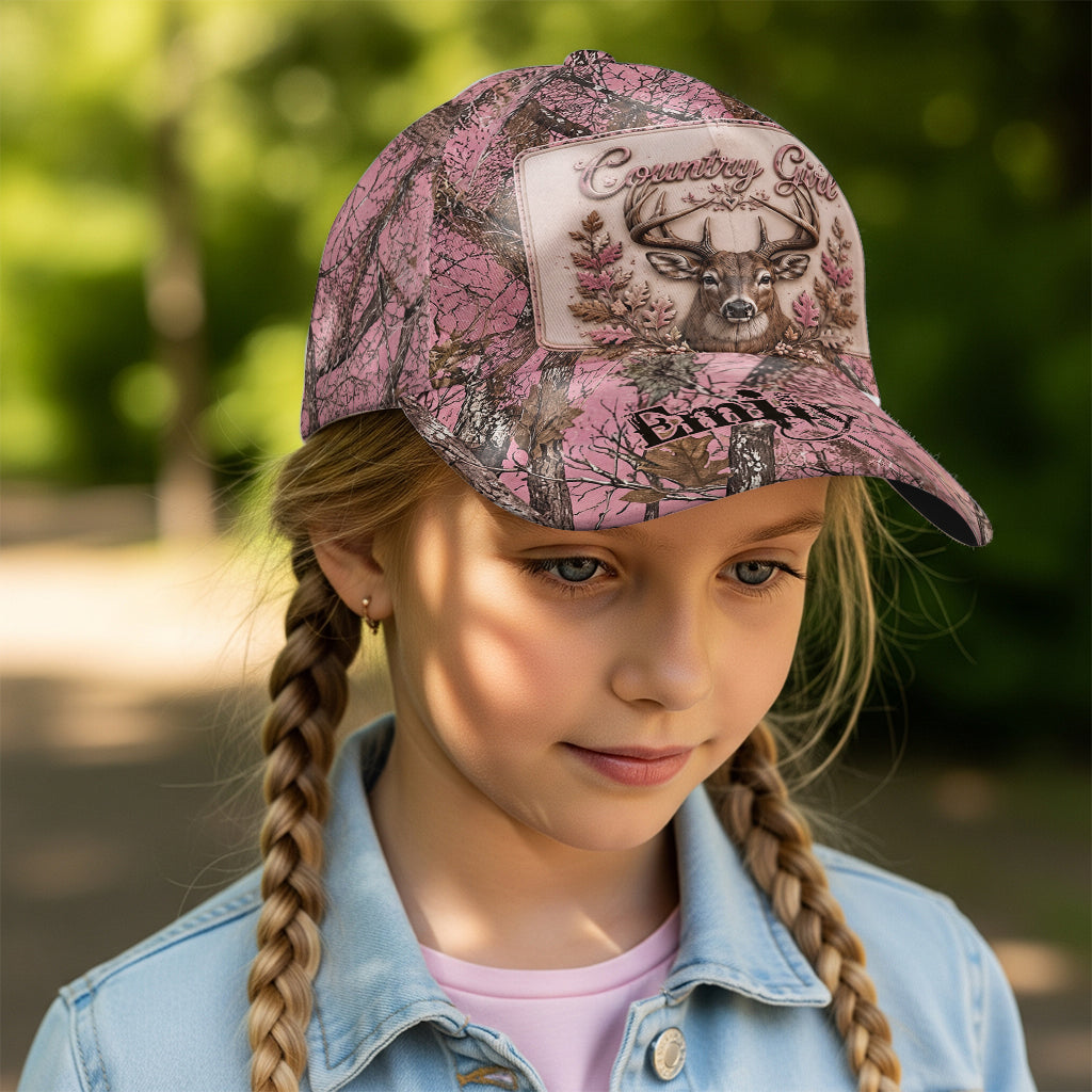 Country Girl - Personalized Hunting Classic Cap