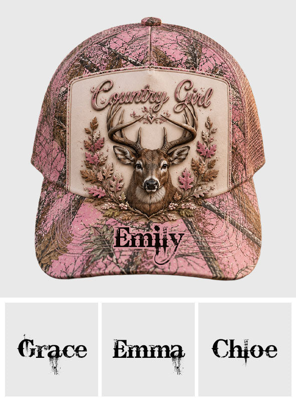 Country Girl - Personalized Hunting Classic Cap