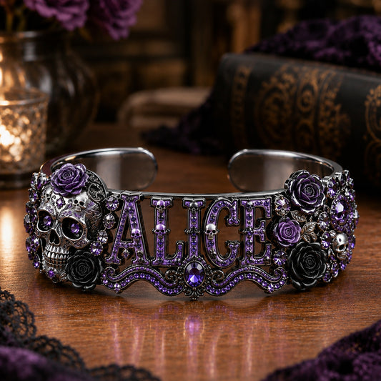 Schöne Skull-Armband - Personalisiertes Totenkopf-Armband