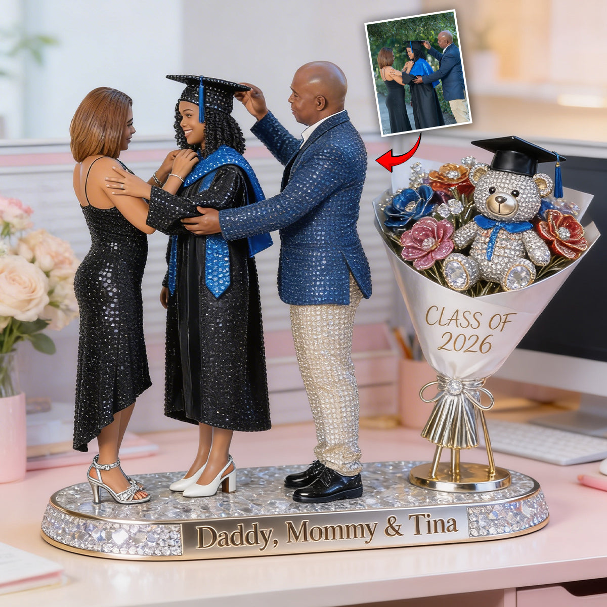 Photo Personnalisée - Plaque Acrylique Personnalisée pour Graduation