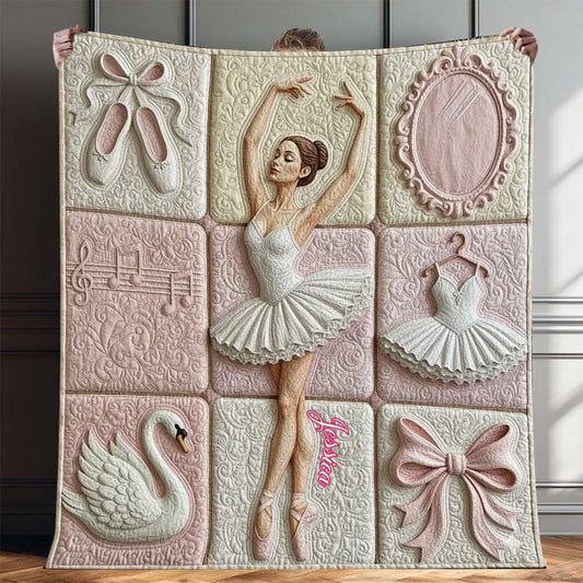 Liebe zum Ballett – Personalisierte Ballettdecke