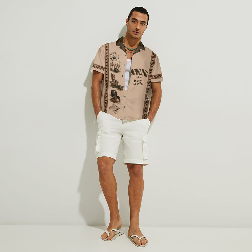 Lucky Bowling Shirt - Personalized Bowling Hawaiian Shirt