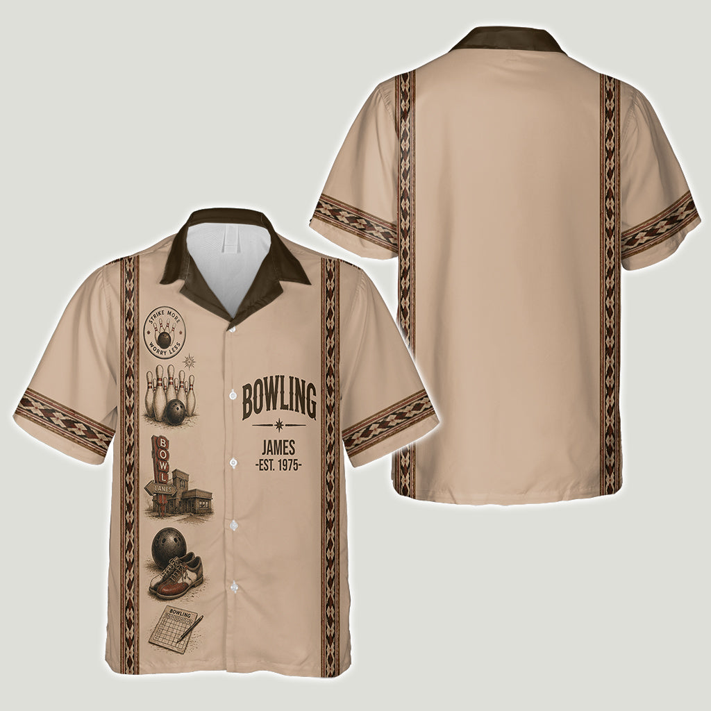 Lucky Bowling Shirt - Personalized Bowling Hawaiian Shirt
