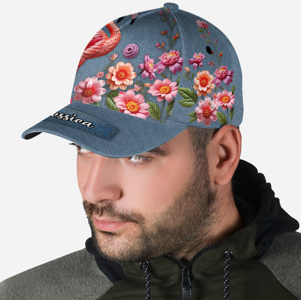 Love Flamingos - Personalized Flamingo Classic Cap