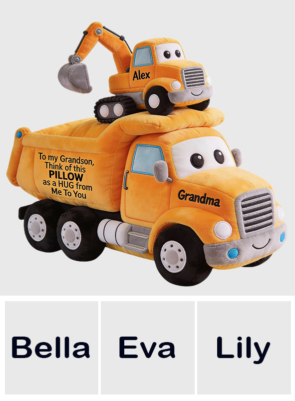 Cadeaux pour enfants - Oreiller personnalisé en fausse fourrure pour enfant