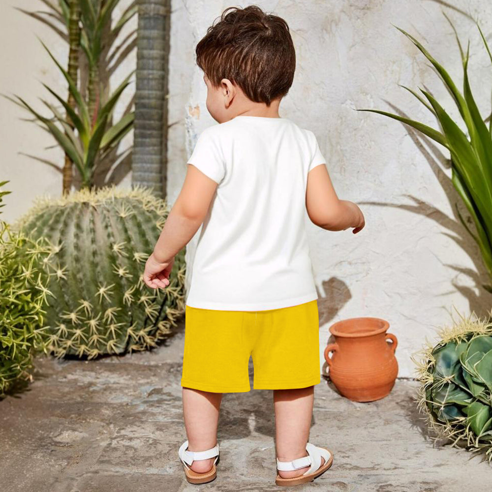 Eggs-Cavator - T-shirt et short personnalisés pour enfant
