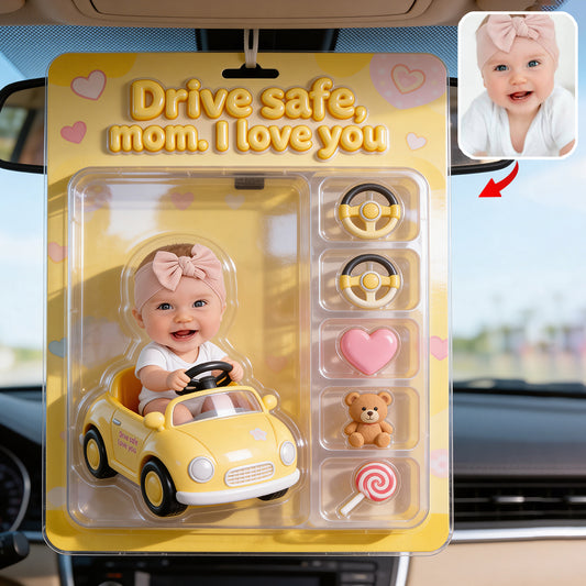 Drive Safe - Personalized Father Car Ornament