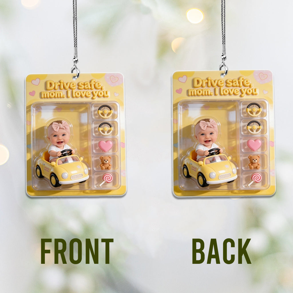 Drive Safe - Personalized Father Car Ornament