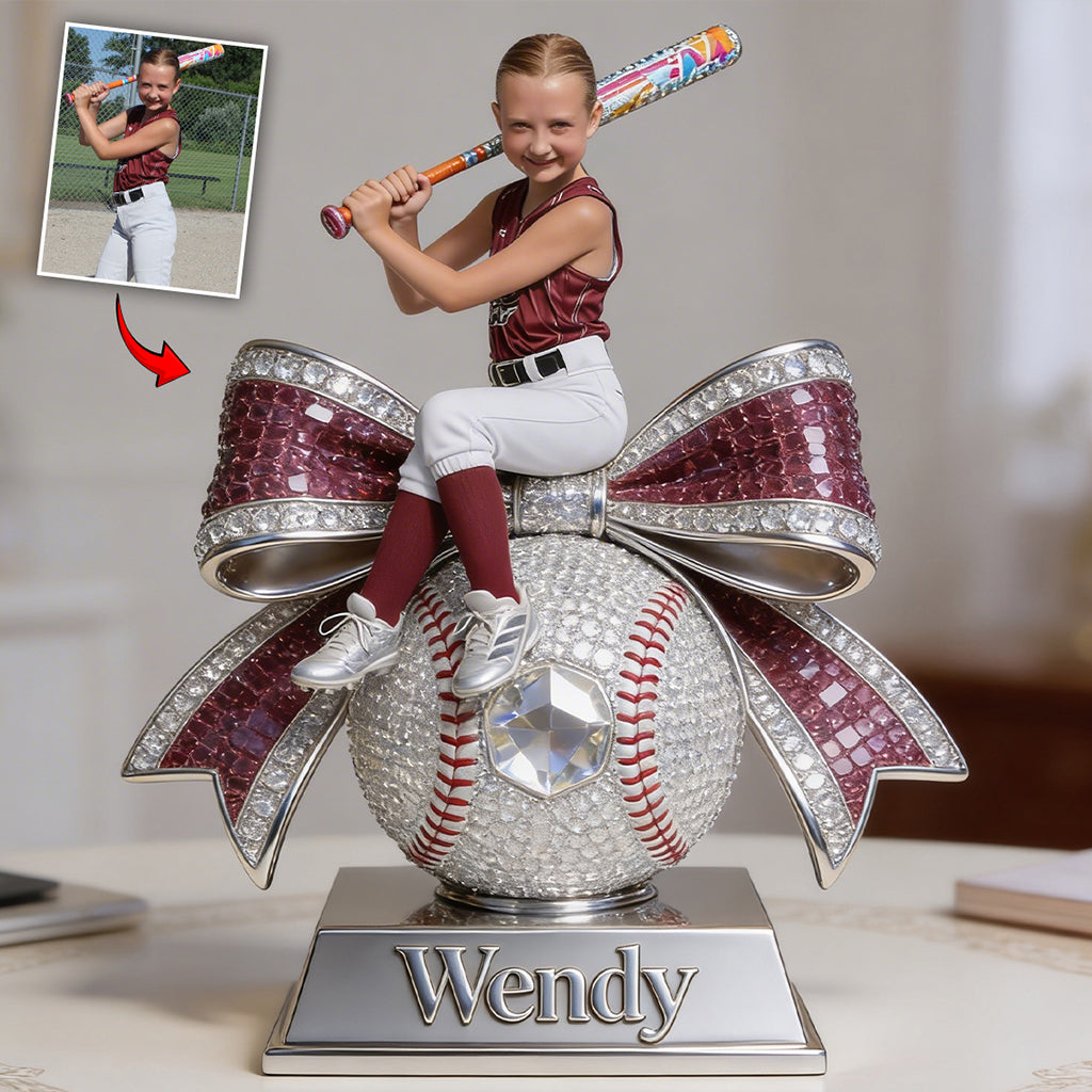 Benutzerdefiniertes Foto, Jeder Sport - Personalisierte Baseball Acrylplakette