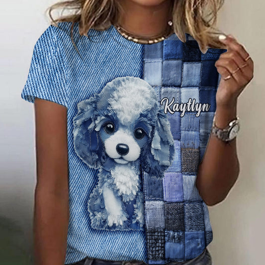 Love Poodle - Personalized Dog All Over Shirt