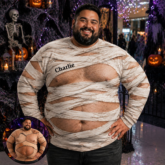 Lustiger Grusel - Personalisierter Halloween Ugly Sweater