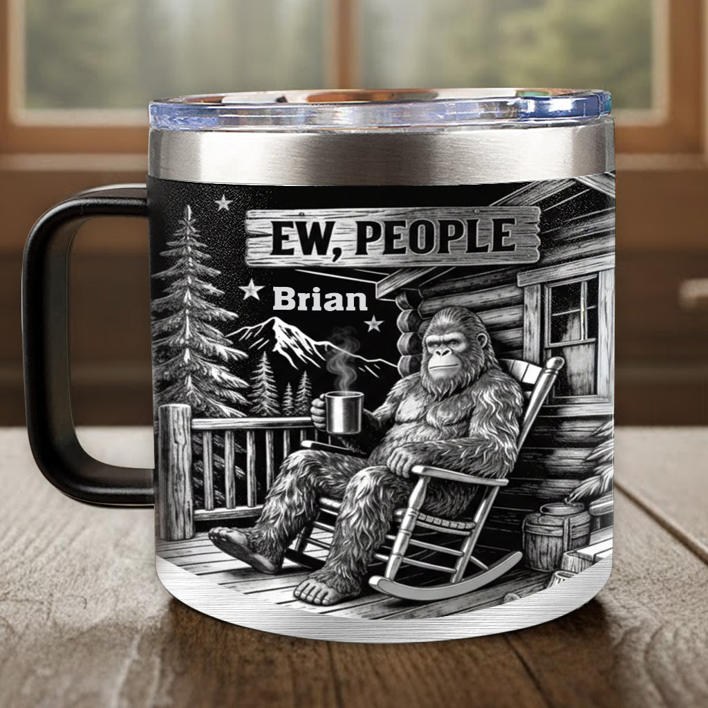 Beurk, les gens ! - Mug isotherme de voyage personnalisé pour le camping