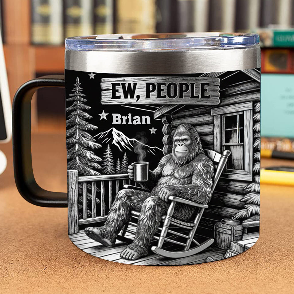 Beurk, les gens ! - Mug isotherme de voyage personnalisé pour le camping