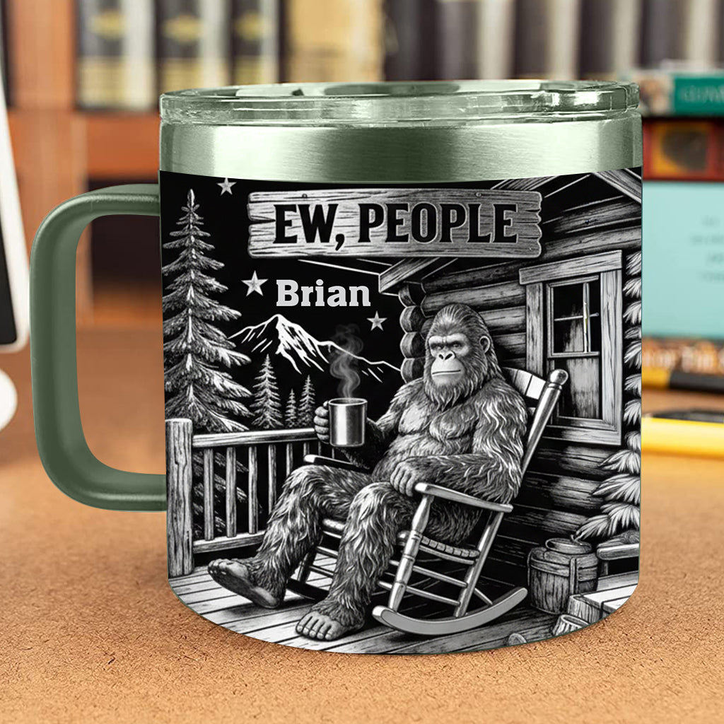 Beurk, les gens ! - Mug isotherme de voyage personnalisé pour le camping