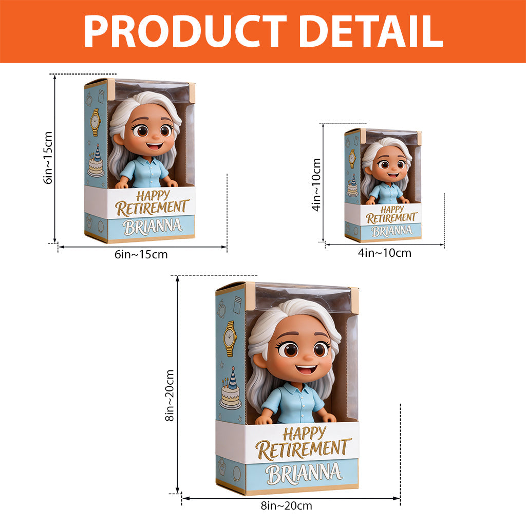 Happy Retirement - Personalized Retired Custom Shaped Acrylic Plaque