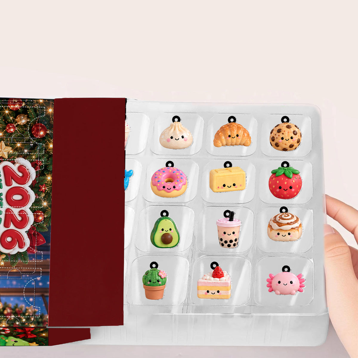 The Year Of Squishy Hunting - Personalized Kid Advent Calendar With Ornaments