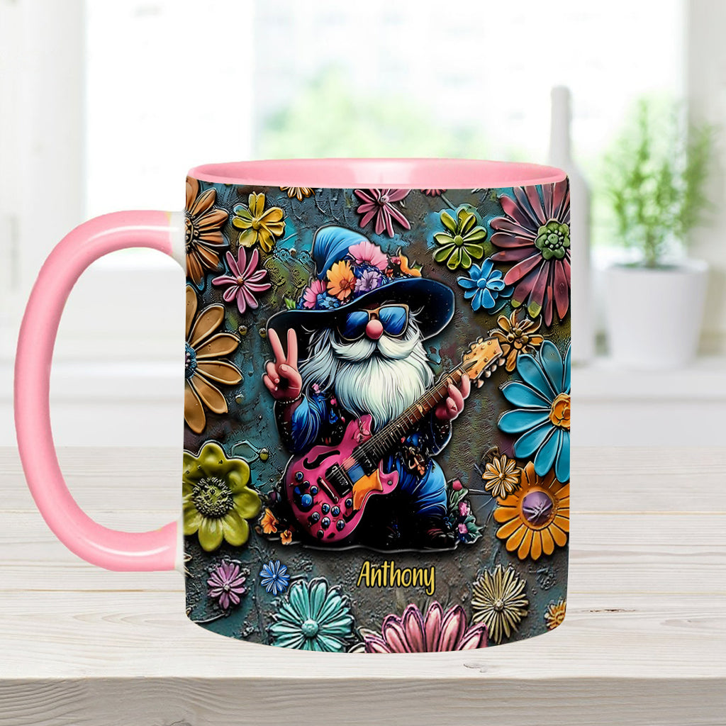 Mug personnalisé Hippie Gnome - Mug à accent hippie
