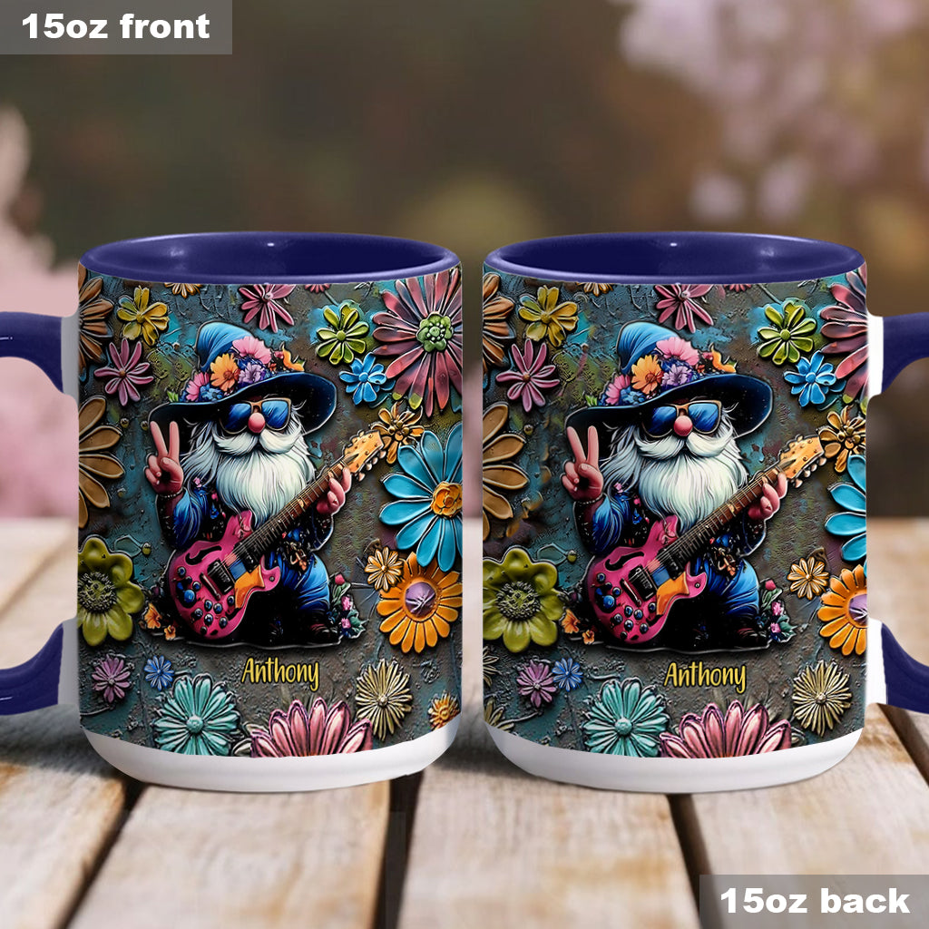 Mug personnalisé Hippie Gnome - Mug à accent hippie