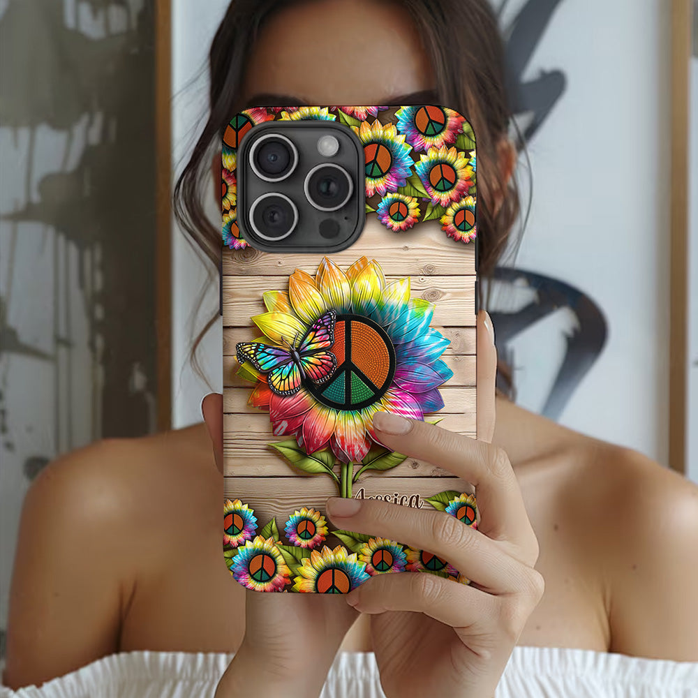 Hippie Soul – Personalisierte Handyhülle mit Hippie-Vollbilddruck