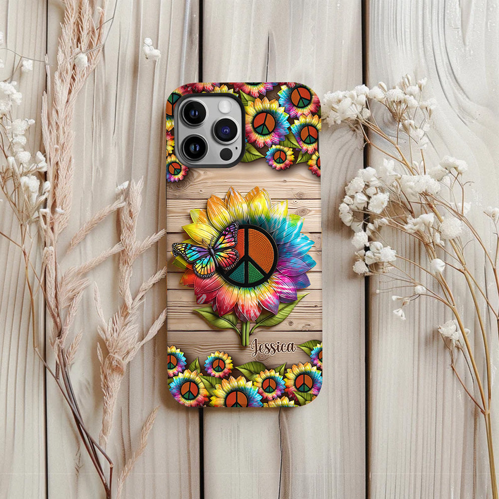 Hippie Soul – Personalisierte Handyhülle mit Hippie-Vollbilddruck