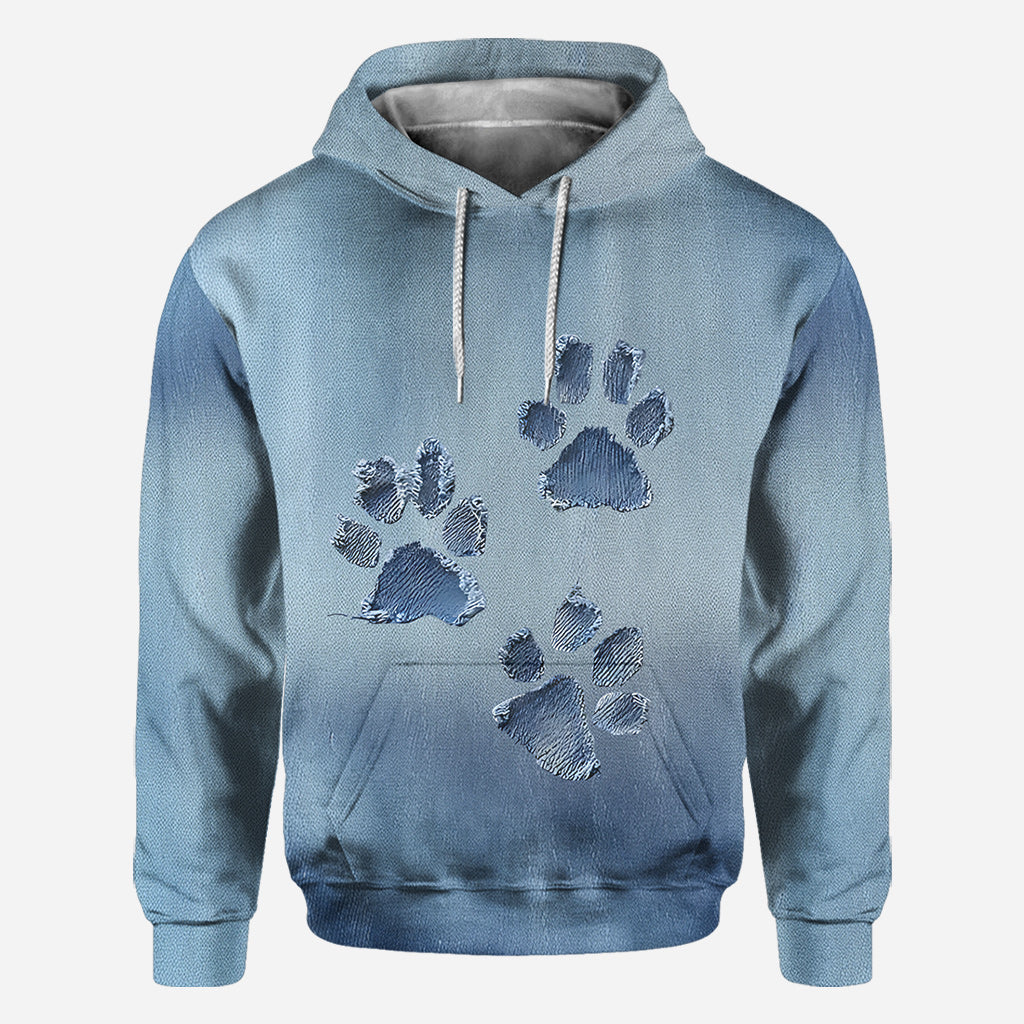 T-shirt « J’adore les chiens » avec motif chien.