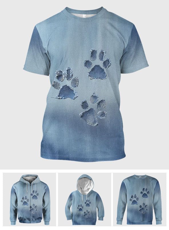 T-shirt « J’adore les chiens » avec motif chien.