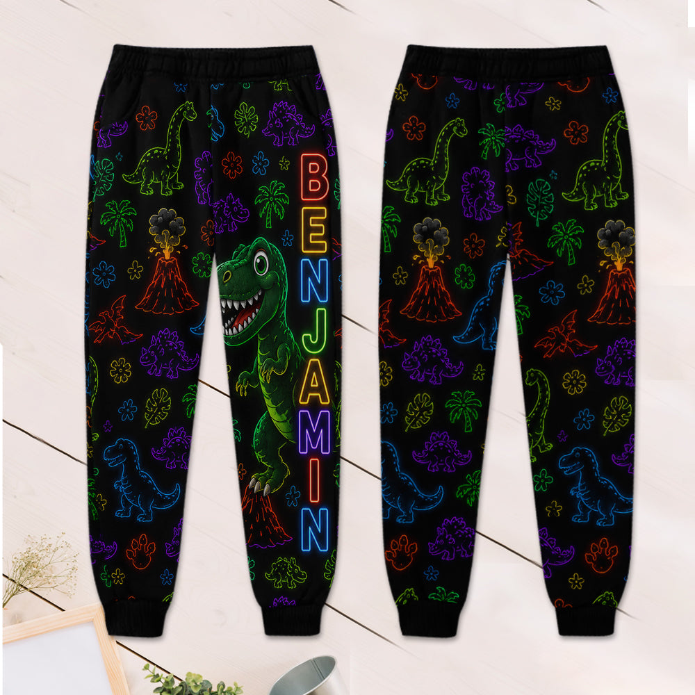 Cadeau de Style Néon pour Enfants - Sweat à Capuche & Pantalon de Jogging Personnalisés