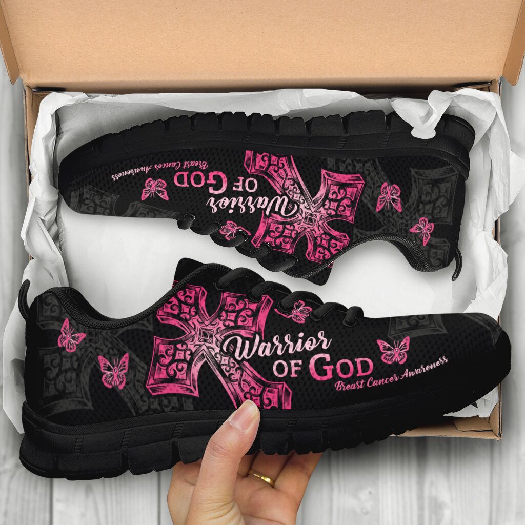 Warrior Of God Brustkrebs-Aufklärungs-Sneaker 0622