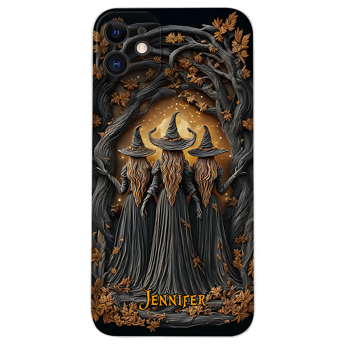 Best Witches - Personalized Witch Leather Phone Case