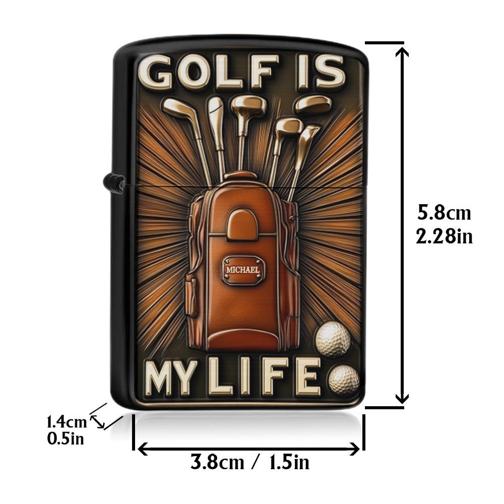 Golf ist mein Leben – personalisiertes Golffeuerzeug