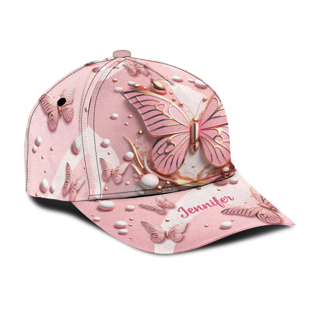 Schmetterlinge lieben – Personalisierte Schmetterlings-Klassiker-Kappe