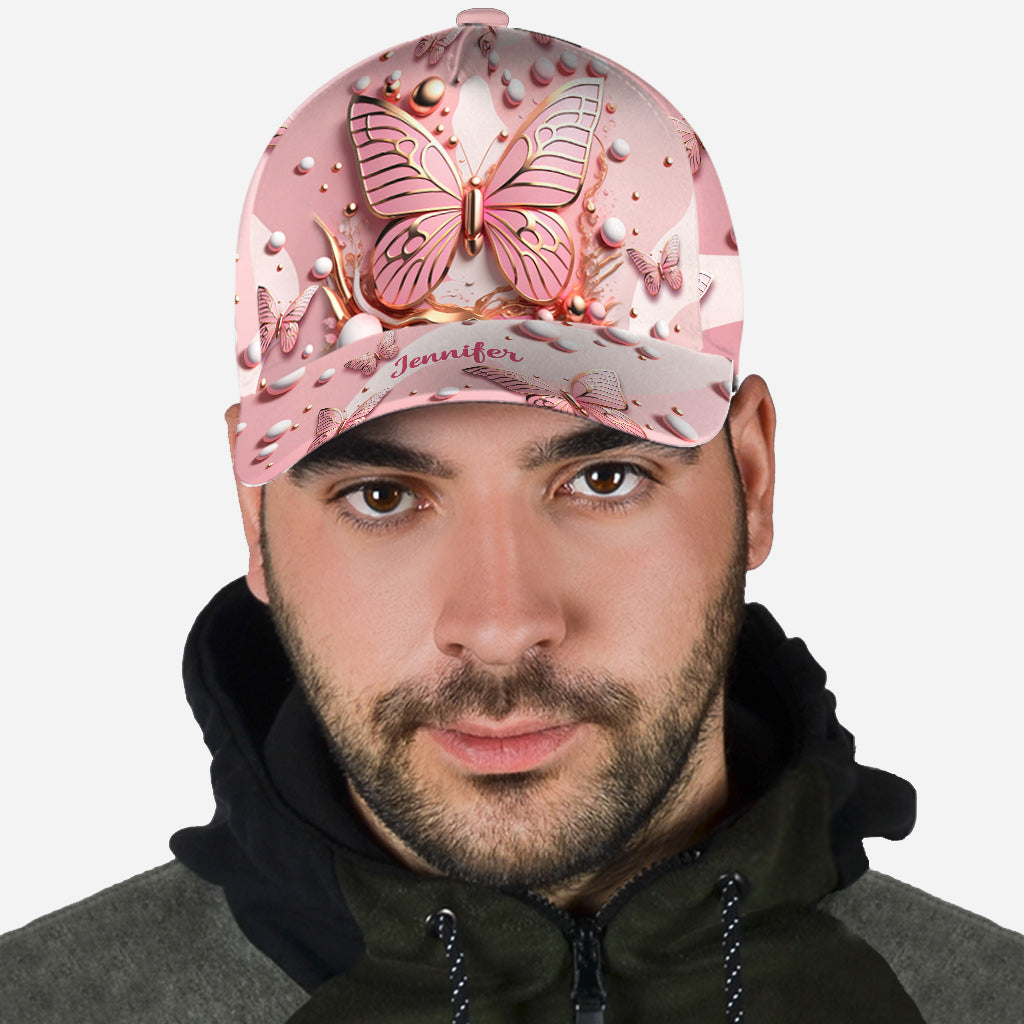 Schmetterlinge lieben – Personalisierte Schmetterlings-Klassiker-Kappe