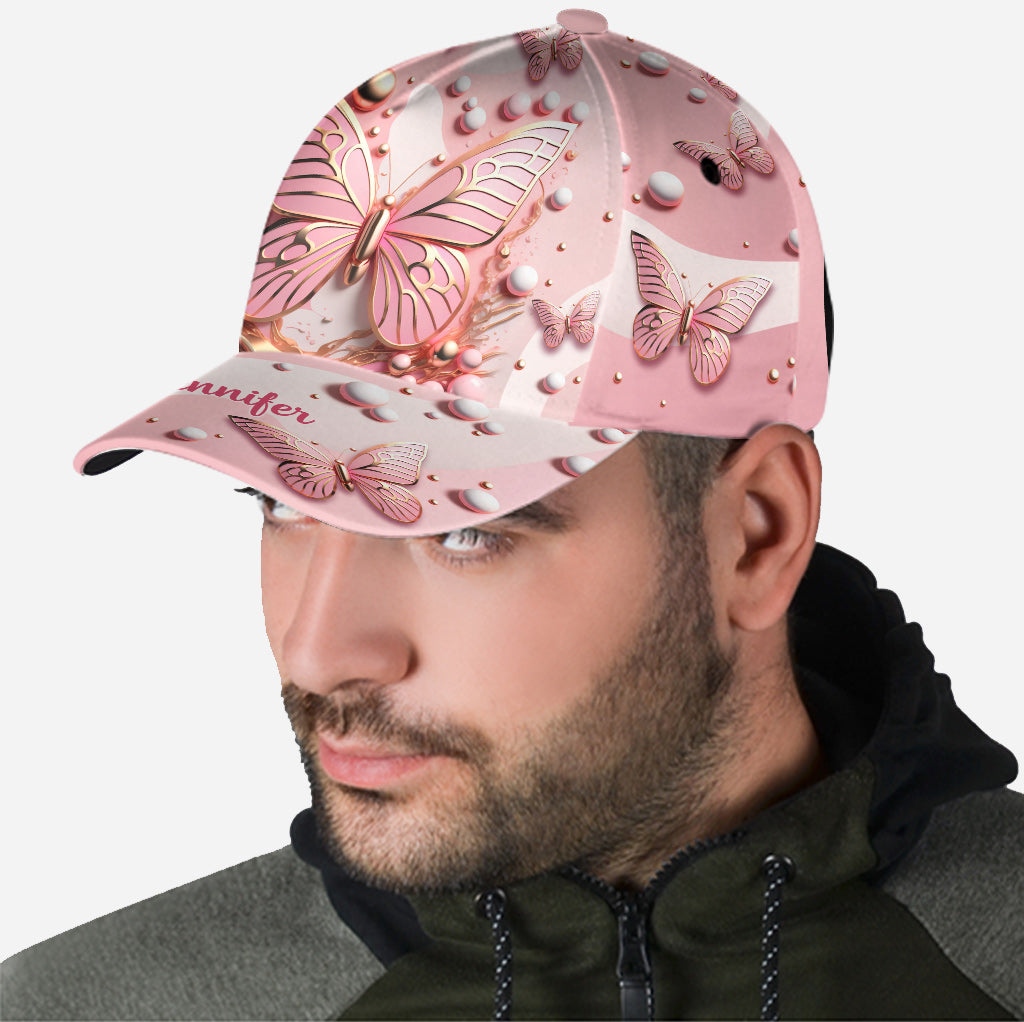 Schmetterlinge lieben – Personalisierte Schmetterlings-Klassiker-Kappe
