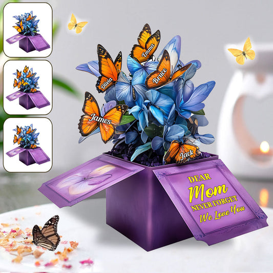 Mom Pop-up Box - Personalized Mother Custom Shaped Acrylic Plaque