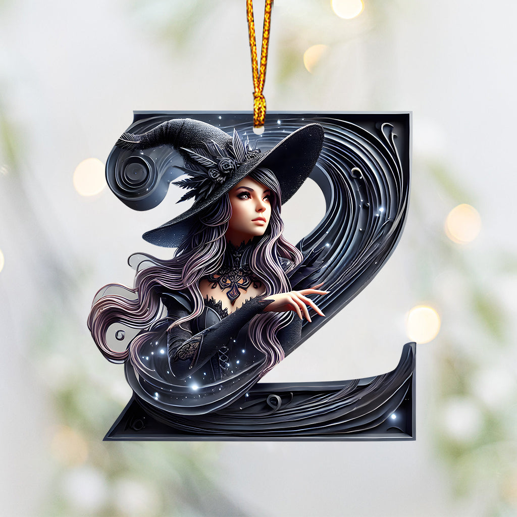 Witch Letter - Personalized Witch Ornament