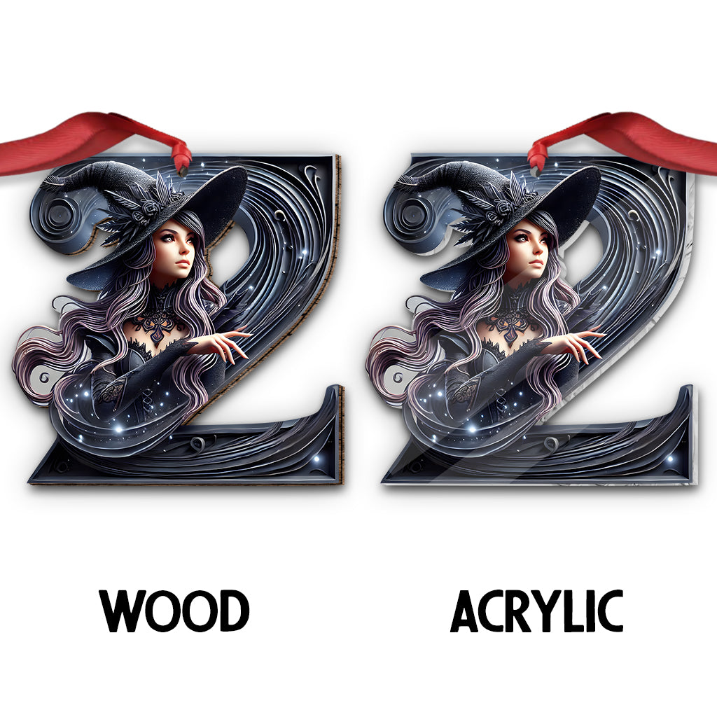 Witch Letter - Personalized Witch Ornament