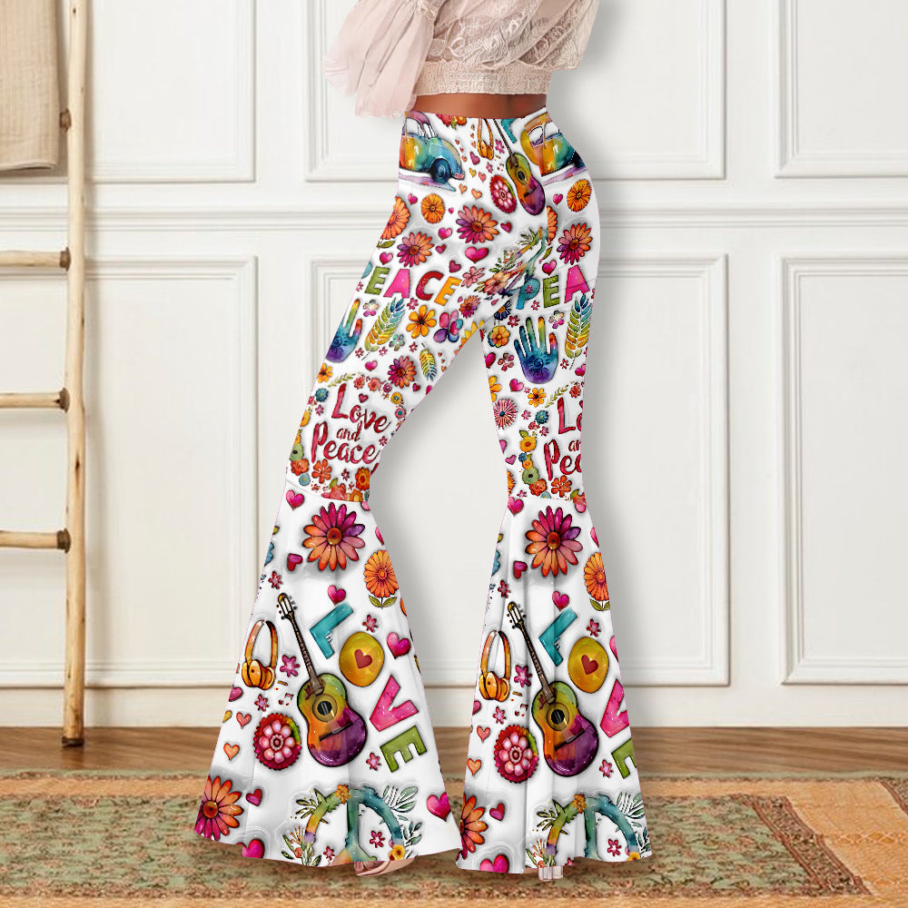 Hippie Soul - Leggings évasés hippies personnalisés