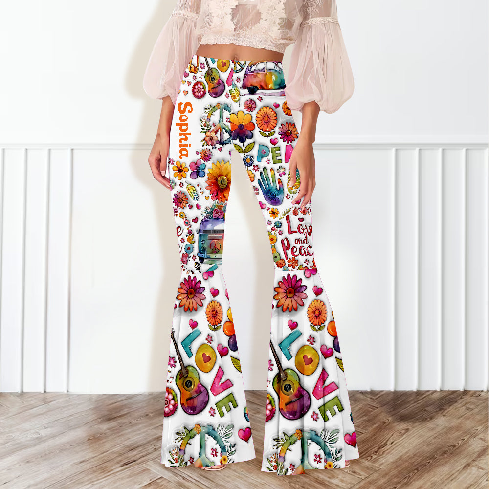Hippie Soul - Leggings évasés hippies personnalisés