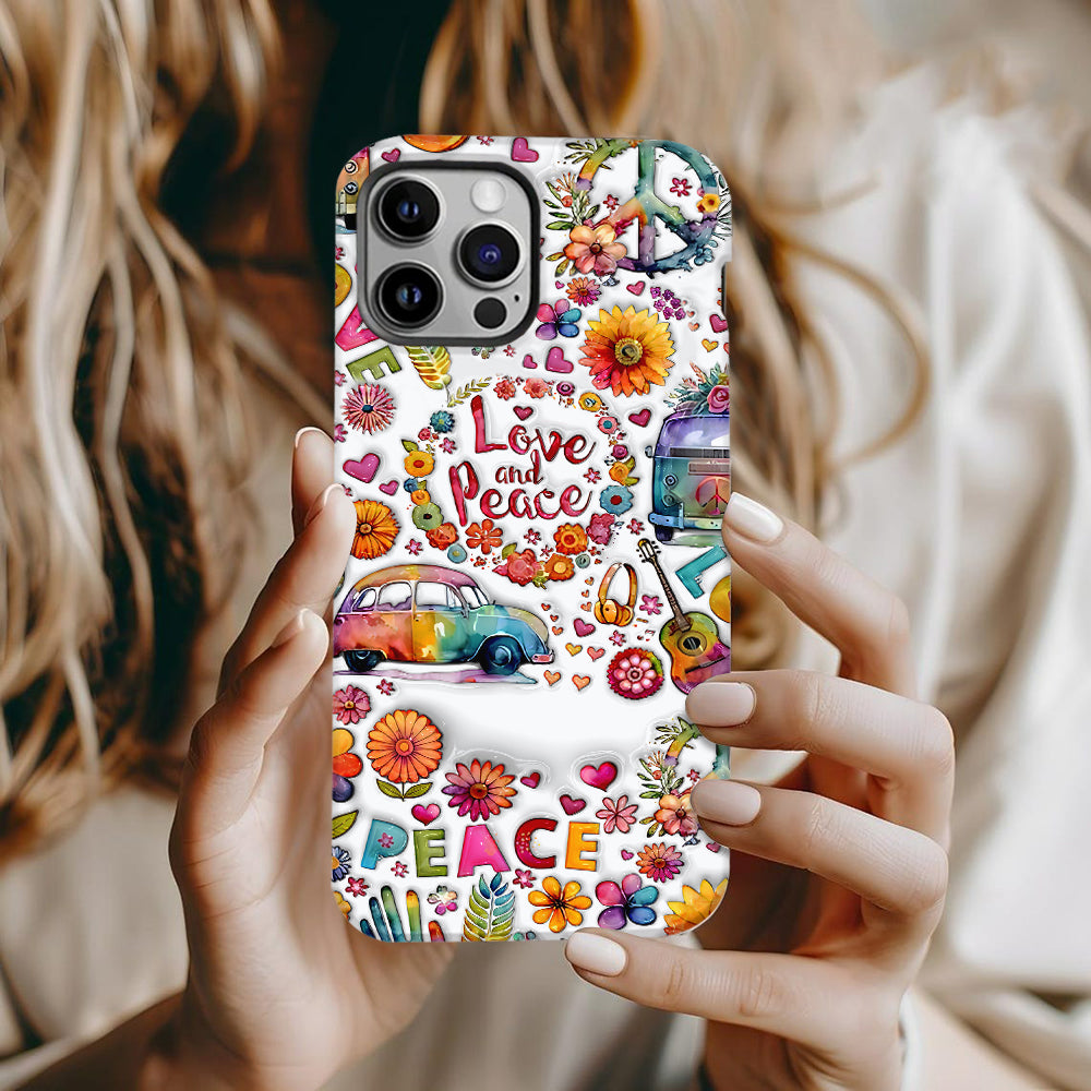 Hippie Soul – Personalisierte Handyhülle mit Hippie-Vollbilddruck