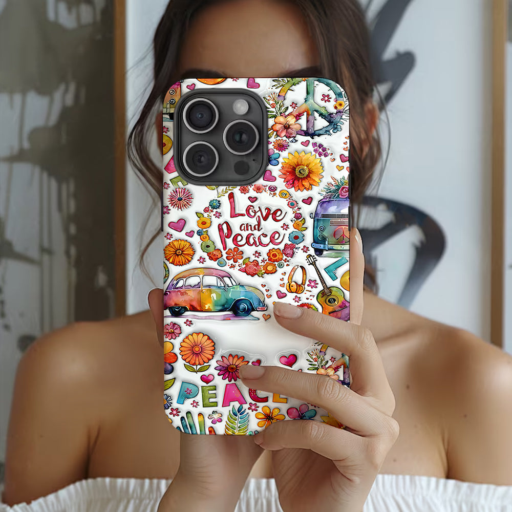 Hippie Soul – Personalisierte Handyhülle mit Hippie-Vollbilddruck