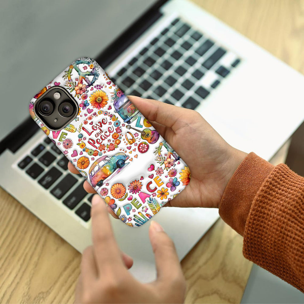 Hippie Soul – Personalisierte Handyhülle mit Hippie-Vollbilddruck