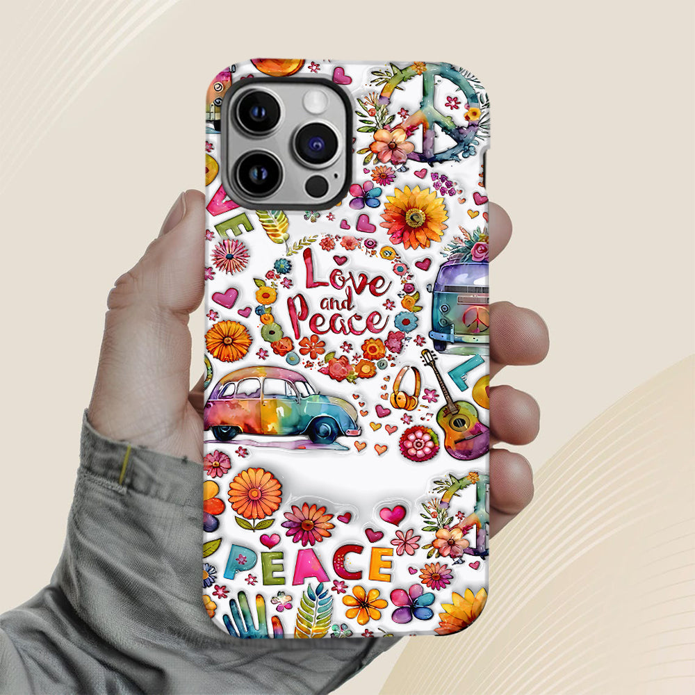 Hippie Soul – Personalisierte Handyhülle mit Hippie-Vollbilddruck
