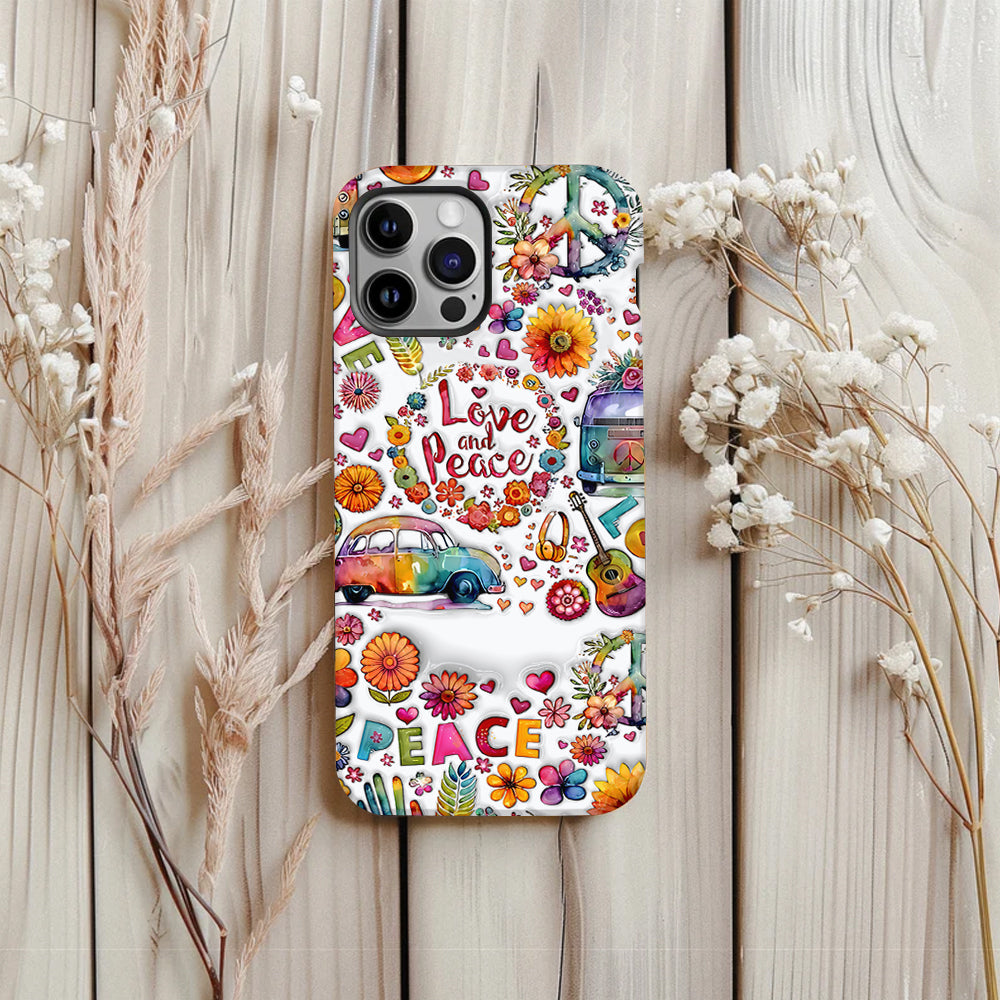 Hippie Soul – Personalisierte Handyhülle mit Hippie-Vollbilddruck