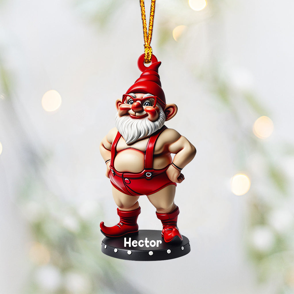 Funny Gromes Couple - Personalized Couple Ornament