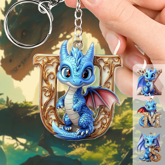 Porte-clés Dragon Charmant - Porte-clés Dragon Personnalisé