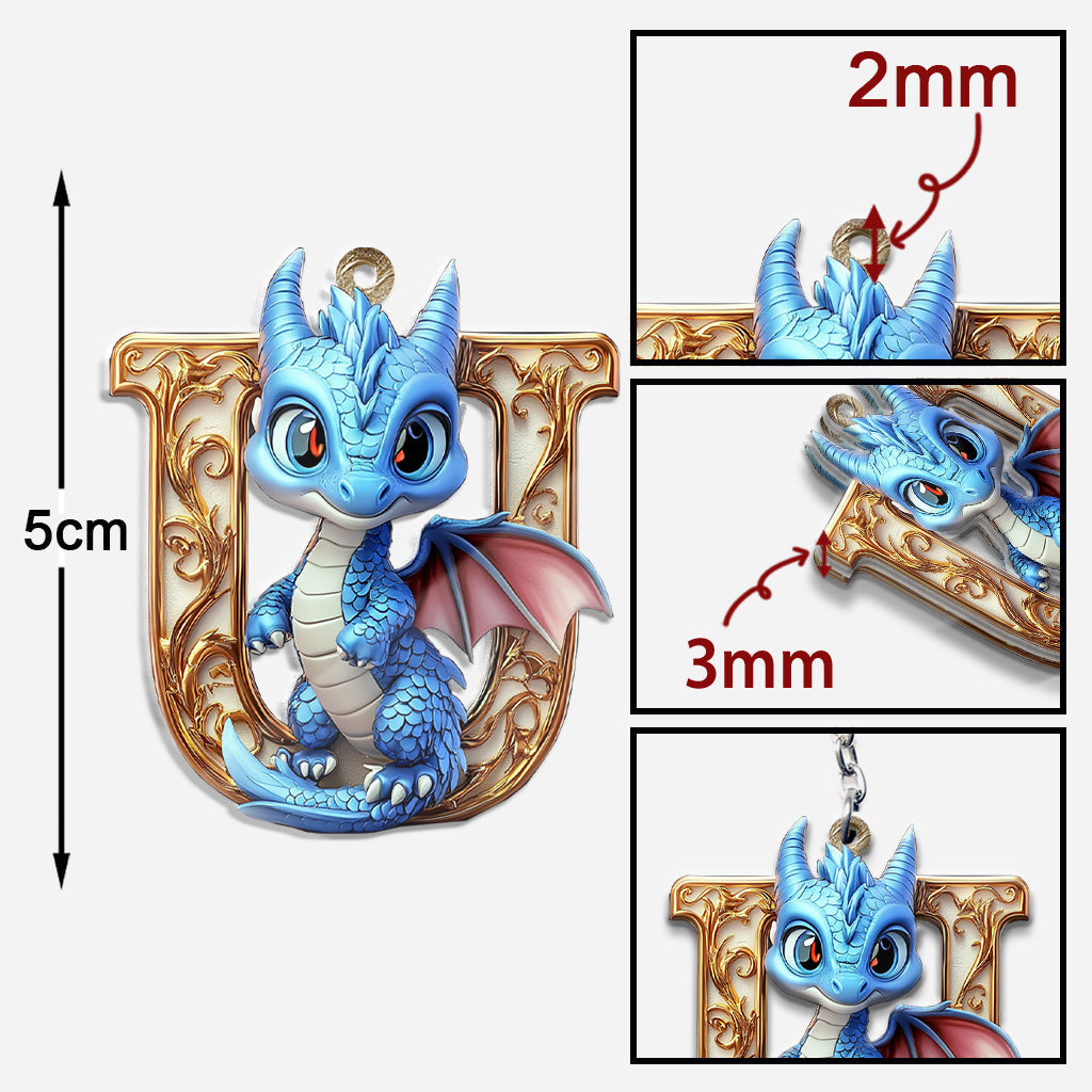 Porte-clés Dragon Charmant - Porte-clés Dragon Personnalisé