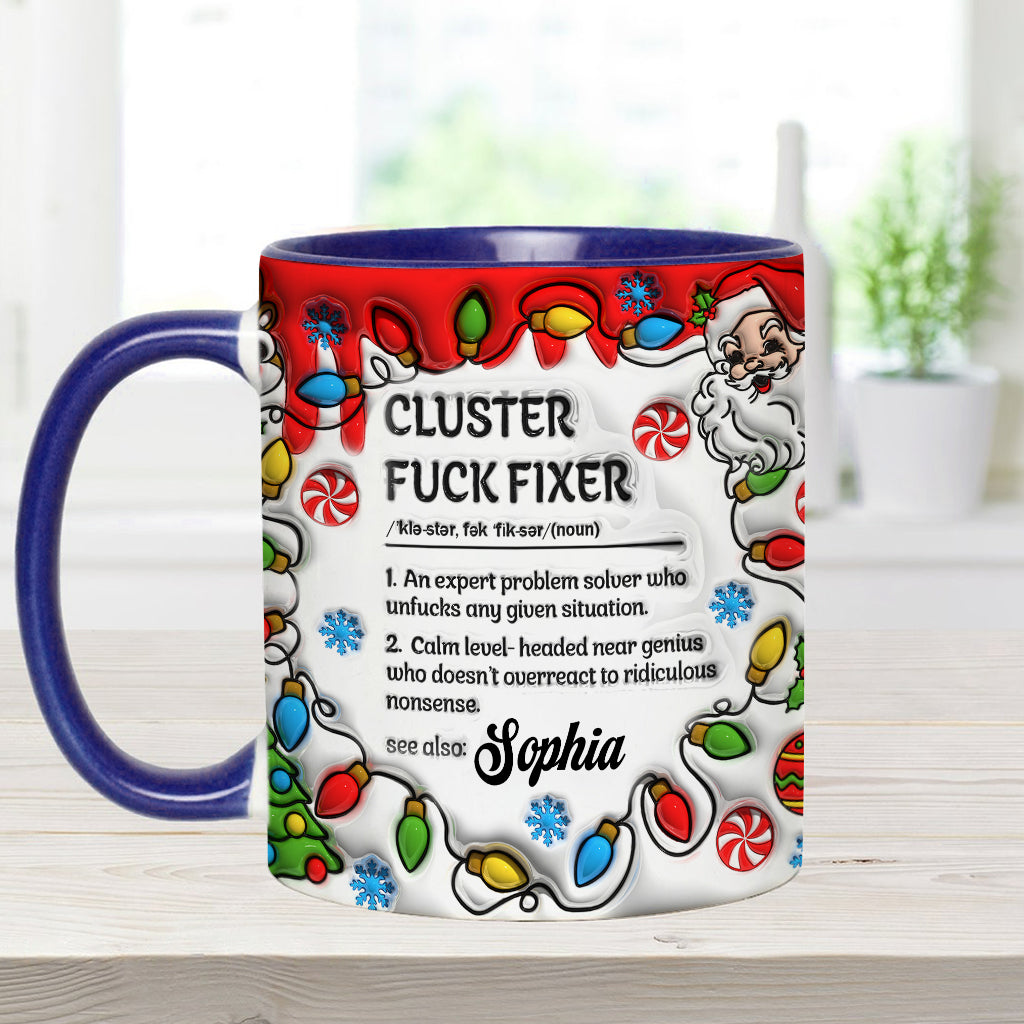 Mug personnalisé Cluster - Accentuation pour collègues