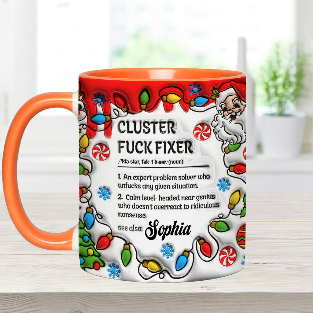 Mug personnalisé Cluster - Accentuation pour collègues