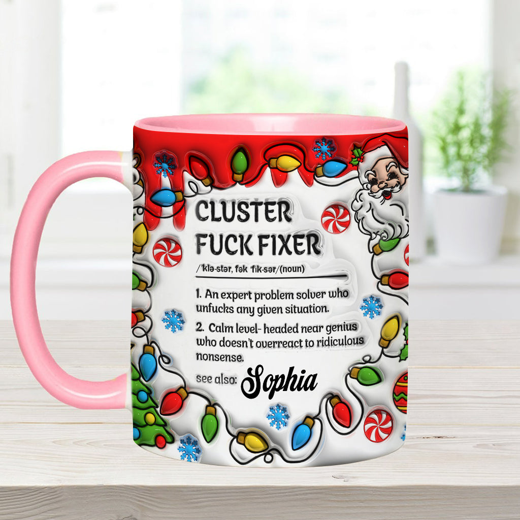Mug personnalisé Cluster - Accentuation pour collègues