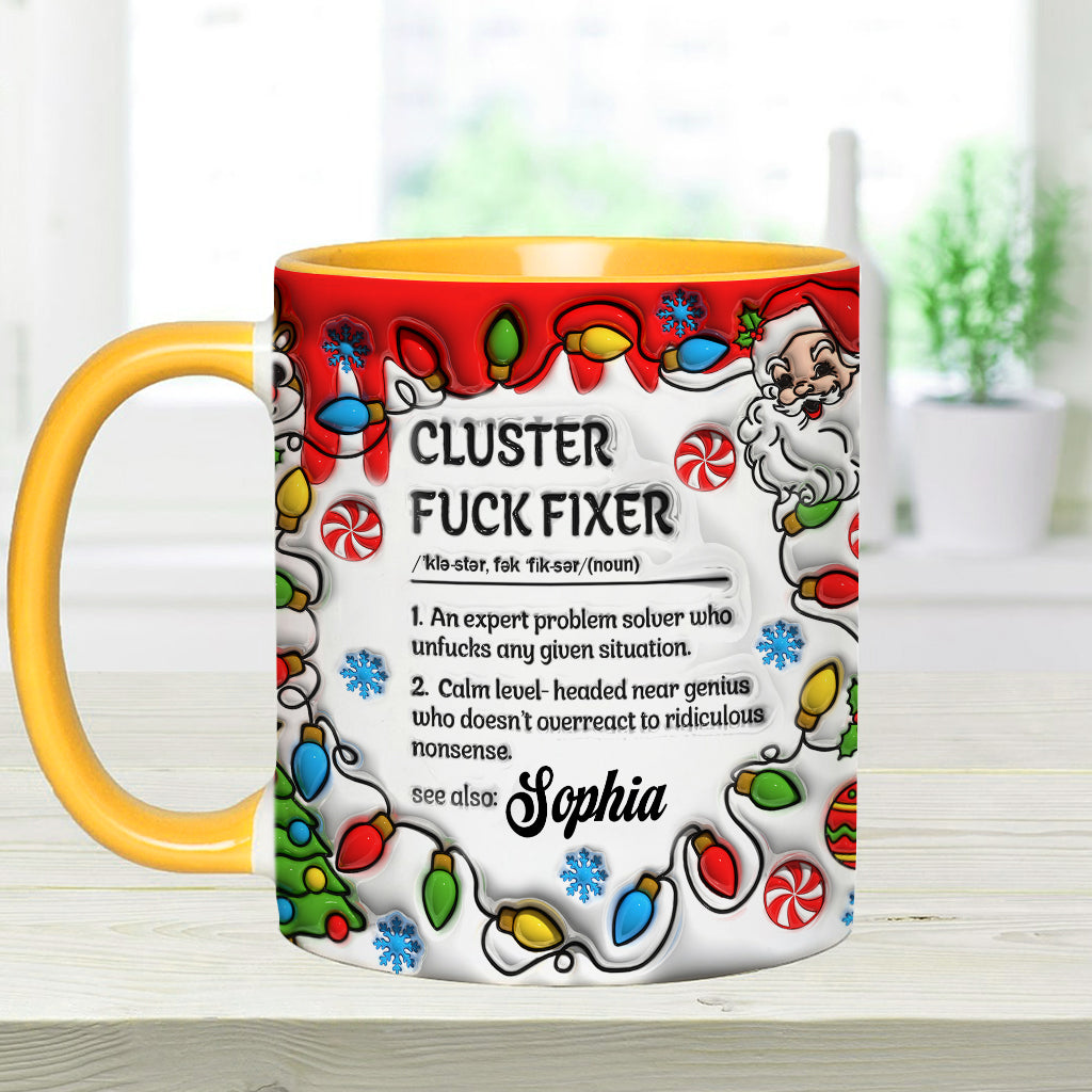 Mug personnalisé Cluster - Accentuation pour collègues